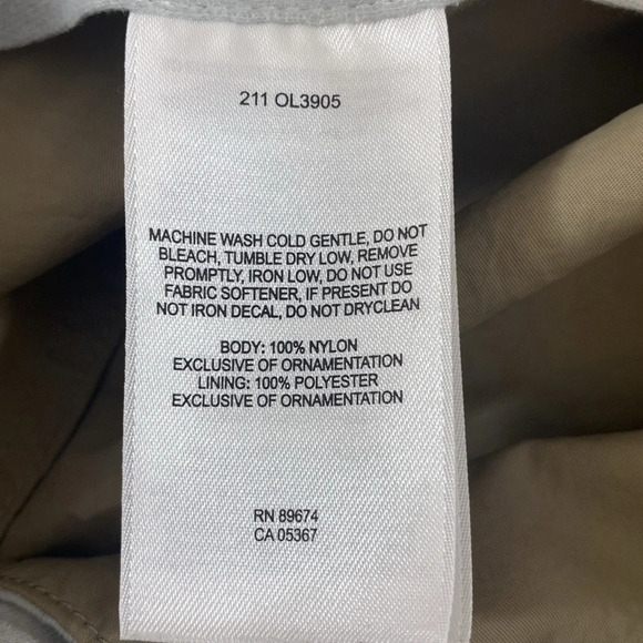 Mountain Hardwear‎ Pants Womens Size 14/ 32 Tan Straight Leg Camping Belted Hike - Picture 13 of 14